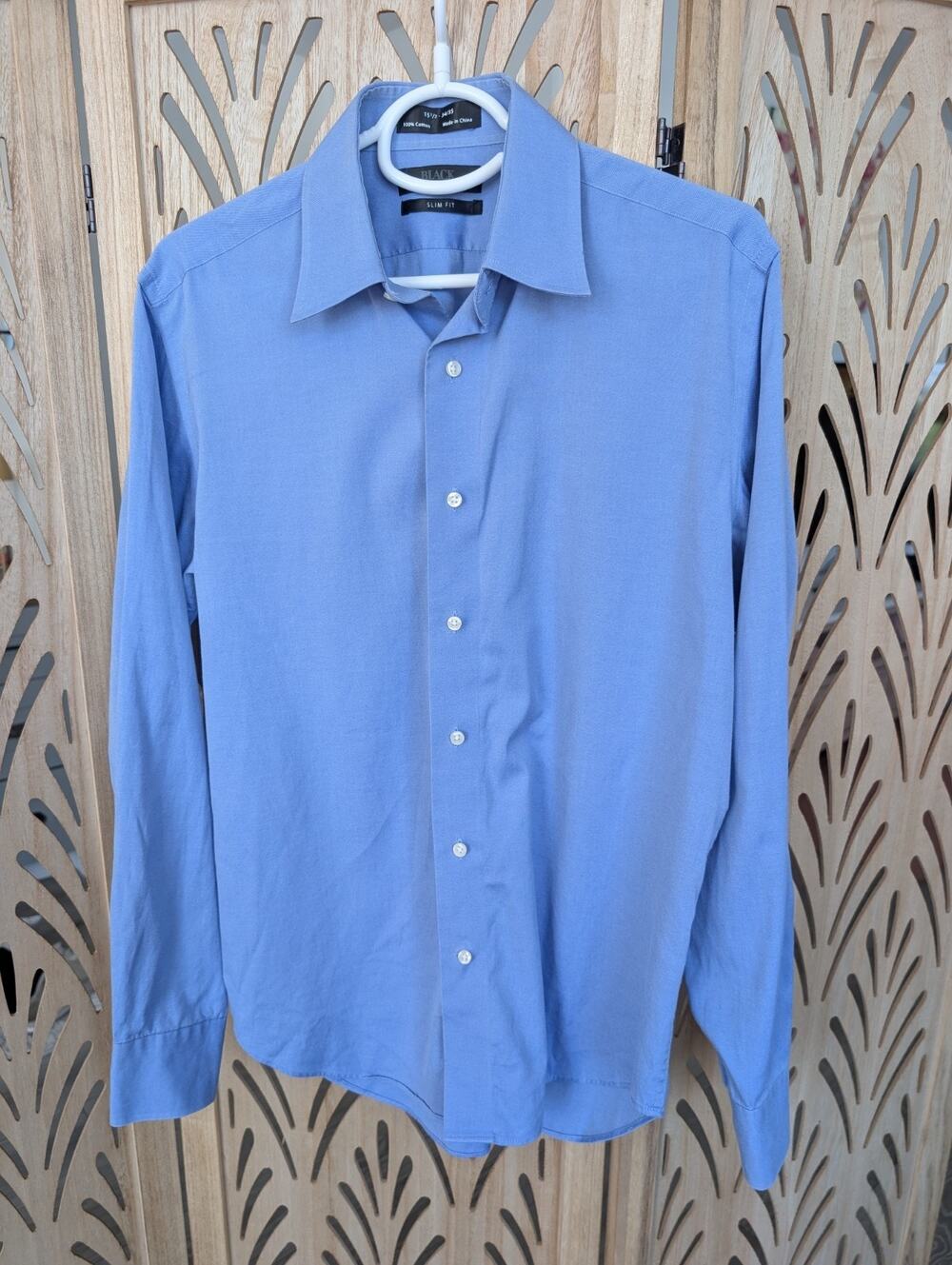 Sacs Fifth Avenue Black Label Slim Fit Dress Shirt 15 1/2 34/35